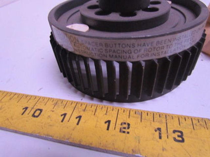 Warner Electric 5370 751 010 Rotor with fan and hub EM-50 5/8" finished bore New