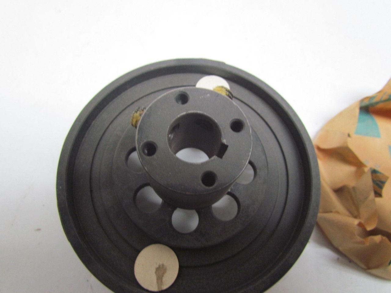 Warner Electric 5370 751 010 Rotor with fan and hub EM-50 5/8" finished bore New