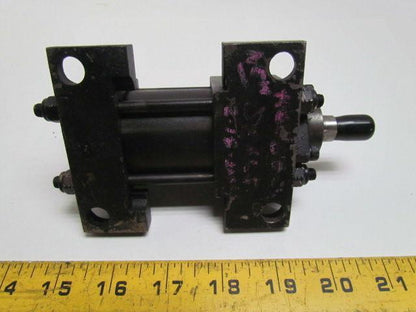 Schrader Pneumatic Air Cylinder 1-1/2" Bore 1/2" Stroke Side Lug Mount 250 psi