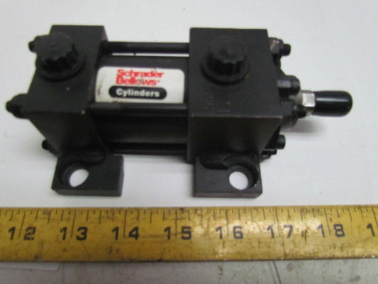 Schrader Pneumatic Air Cylinder 1-1/2" Bore 1/2" Stroke Side Lug Mount 250 psi
