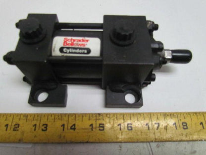 Schrader Pneumatic Air Cylinder 1-1/2" Bore 1/2" Stroke Side Lug Mount 250 psi