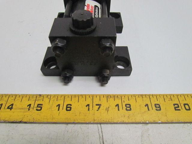 Schrader Pneumatic Air Cylinder 1-1/2" Bore 1/2" Stroke Side Lug Mount 250 psi