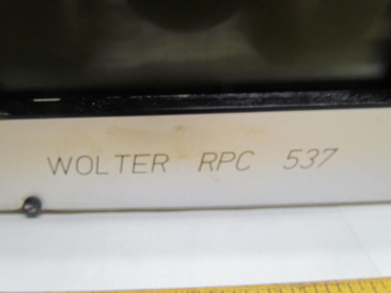 Wolter RPC 537 1-ACT-PRN RPC 537 RS232 Programmer Controller