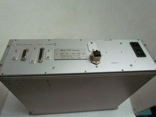Wolter RPC 537 1-ACT-PRN RPC 537 RS232 Programmer Controller