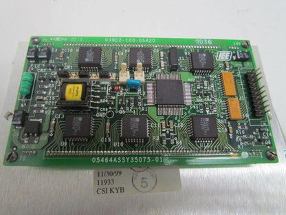Stanley Systems CSI KYB 847-1 5630 Rev D-MOD Interface Control Panel