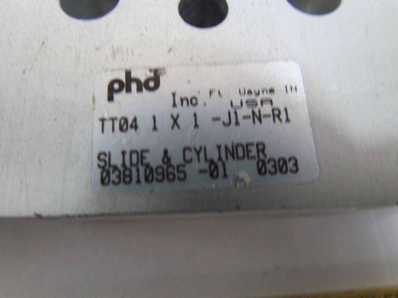 PHD TT04 1X1-J1-N-R1 Pneumatic Slide Tandem 1-1/8"Bore Cylinders 1"Stroke