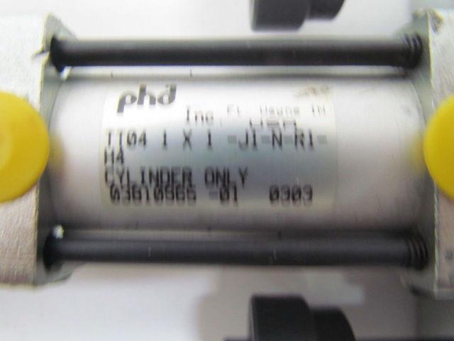 PHD TT04 1X1-J1-N-R1 Pneumatic Slide Tandem 1-1/8"Bore Cylinders 1"Stroke