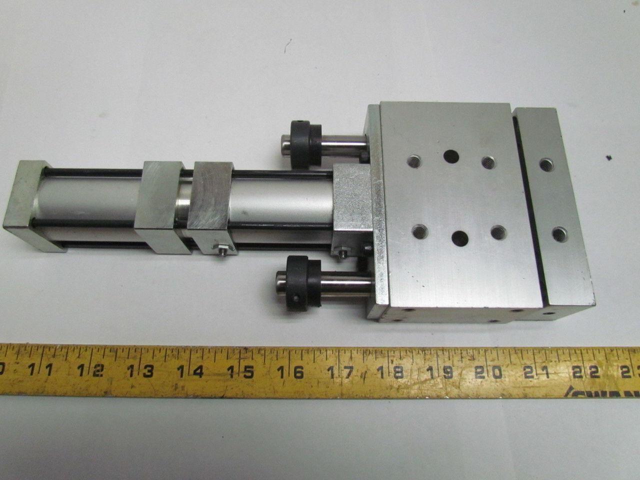 PHD TT04 1X1-J1-N-R1 Pneumatic Slide Tandem 1-1/8"Bore Cylinders 1"Stroke