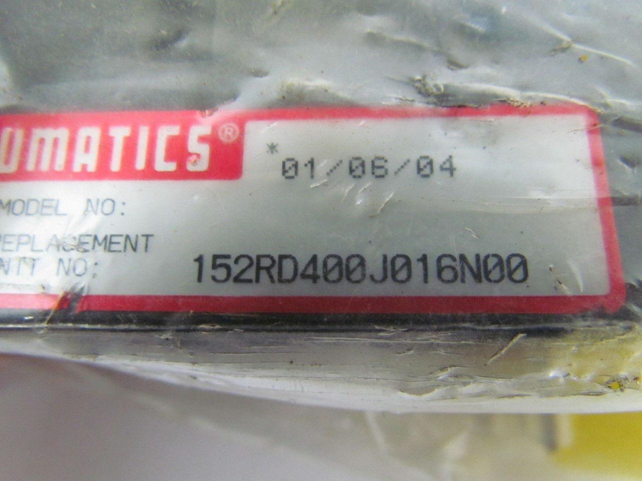 Numatics 152RD400J016N00 Pneumatic Regulator Assembly