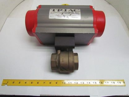 Triac Controls Inc TCI300SR/6 SDAC300 Pneumatic Actuator 2" Full Port Ball Valve