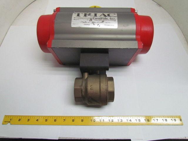 Triac Controls Inc TCI300SR/6 SDAC300 Pneumatic Actuator 2" Full Port Ball Valve