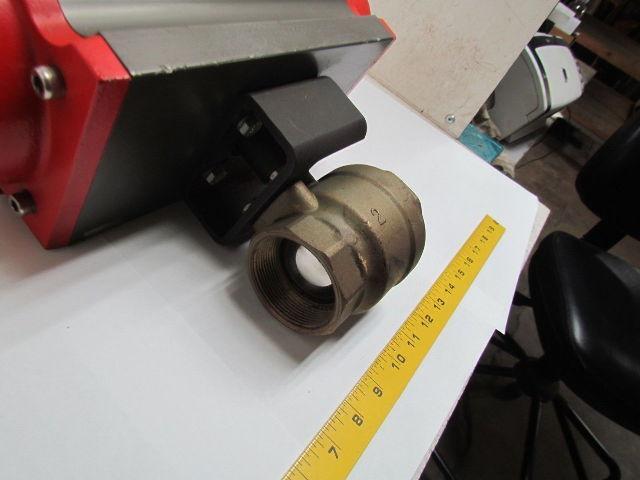 Triac Controls Inc TCI300SR/6 SDAC300 Pneumatic Actuator 2" Full Port Ball Valve