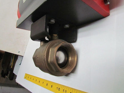 Triac Controls Inc TCI300SR/6 SDAC300 Pneumatic Actuator 2" Full Port Ball Valve