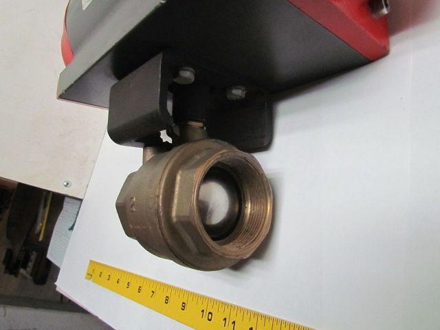 Triac Controls Inc TCI300SR/6 SDAC300 Pneumatic Actuator 2" Full Port Ball Valve