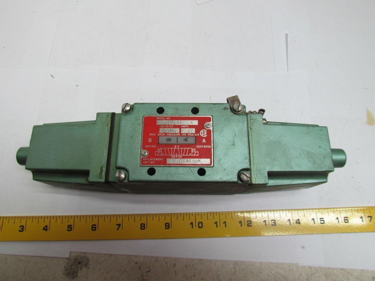 Numatics 33DSA500K 33DSA5 K Pneumatic Solenoid Valve 120V .37Amp 150psi