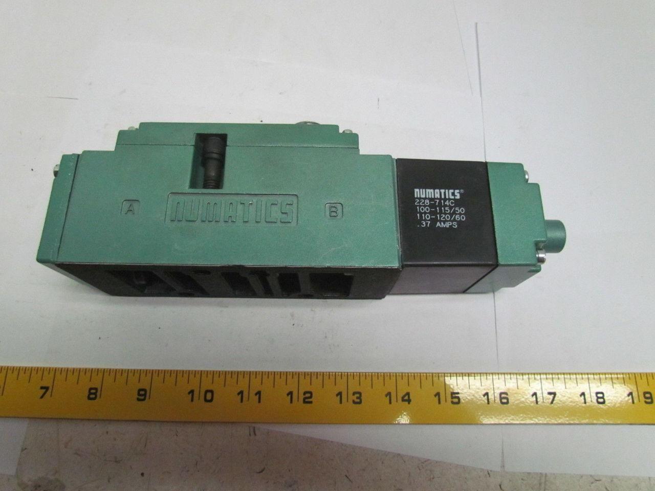 Numatics A23SA400F000030 A23SA43AF000030 Pneumatic Solenoid Valve 120V 150psi