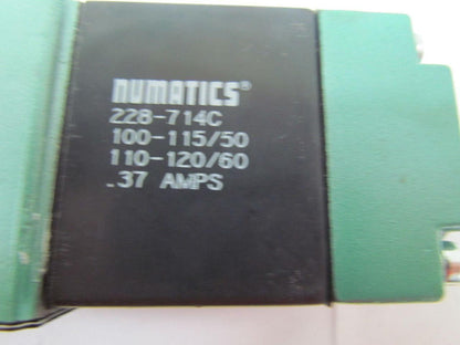 Numatics A23SA400F000030 A23SA43AF000030 Pneumatic Solenoid Valve 120V 150psi