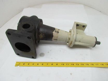 Coolant Pump 3/4"Shaft 18"OA Height 3-3/4" dia Impeller 1-3/8"Outlet Side Mount