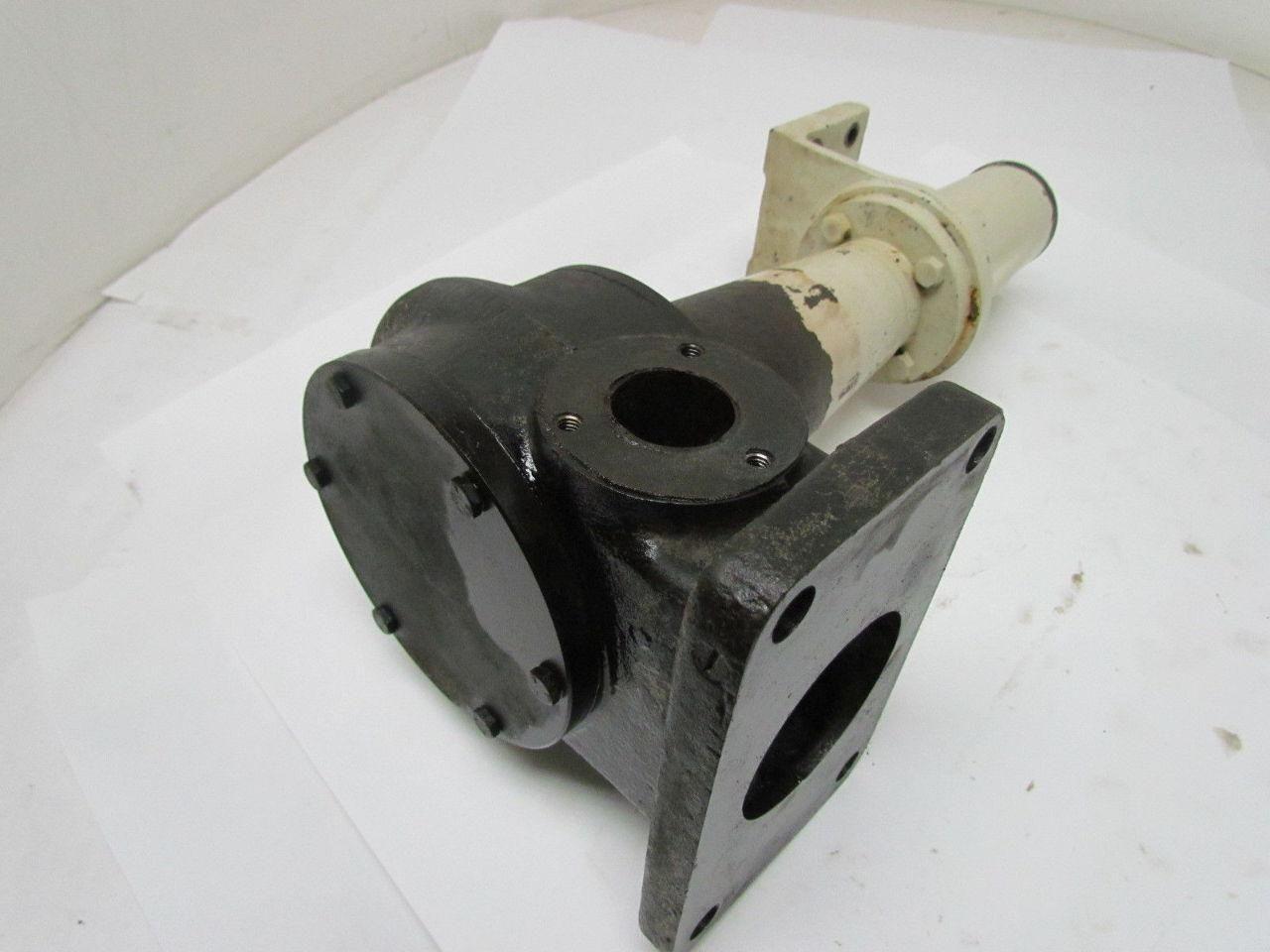 Coolant Pump 3/4"Shaft 18"OA Height 3-3/4" dia Impeller 1-3/8"Outlet Side Mount