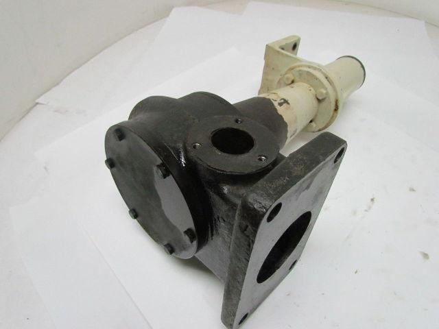 Coolant Pump 3/4"Shaft 18"OA Height 3-3/4" dia Impeller 1-3/8"Outlet Side Mount