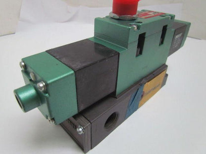 Numatics A12SS43AS A12SS400S Solenoid Valve W/Manifold 120V .12Amps