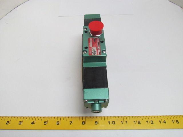 Numatics A12SS43AS A12SS400S Solenoid Valve W/Manifold 120V .12Amps