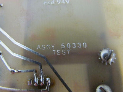 Monarch Machine tool Co. 50330 PC Board Assy