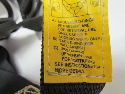 DBI/Sala L3804-A2 Full Protection Harness Non-Sparking HDWE W/O Extension XLG