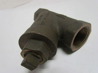 Cash-ACME SY-85 1" NPT Cast Iron Y-Plumbing Strainer NEW