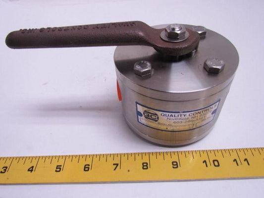 Quality Controls 1.03227L-RFN 1" NPT 3 Way Valve Stainless Steel