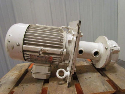 Emile Egger T 21-32 F0F2 5 HP Turo Vortex Pump 1-1/4x1-1/4" Wet Pit Type