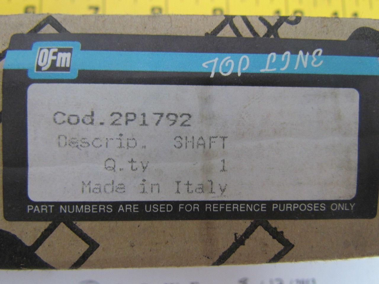 OFM 2P1792 TopLine Caterpillar Shaft NEW In Box