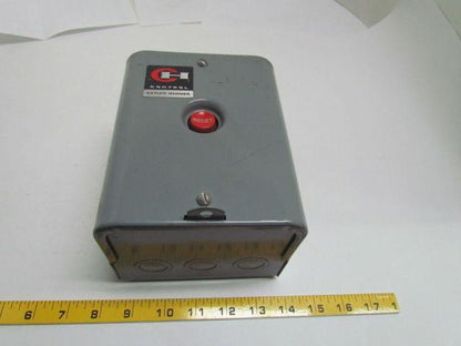 Cutler Hammer 10176 10176H25A Enclosed Overload Relay Reset Switch Single Coil
