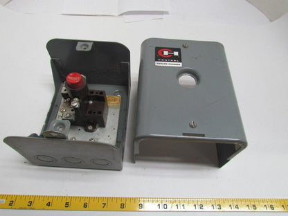 Cutler Hammer 10176 10176H25A Enclosed Overload Relay Reset Switch Single Coil