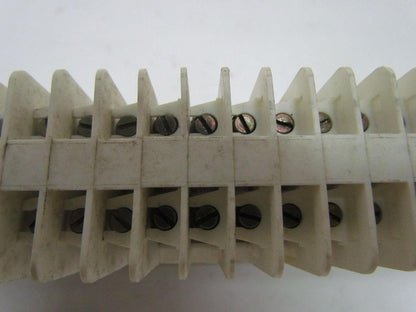 Weidmuller OSC 10 Aluminum Rail Mounted Terminal Block Strip 45 OSC10 Blocks