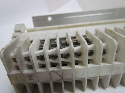 Weidmuller OSC 10 Aluminum Rail Mounted Terminal Block Strip 63 OSC10 Blocks