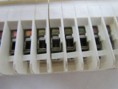 Weidmuller OSC 10 Aluminum Rail Mounted Terminal Block Strip 63 OSC10 Blocks