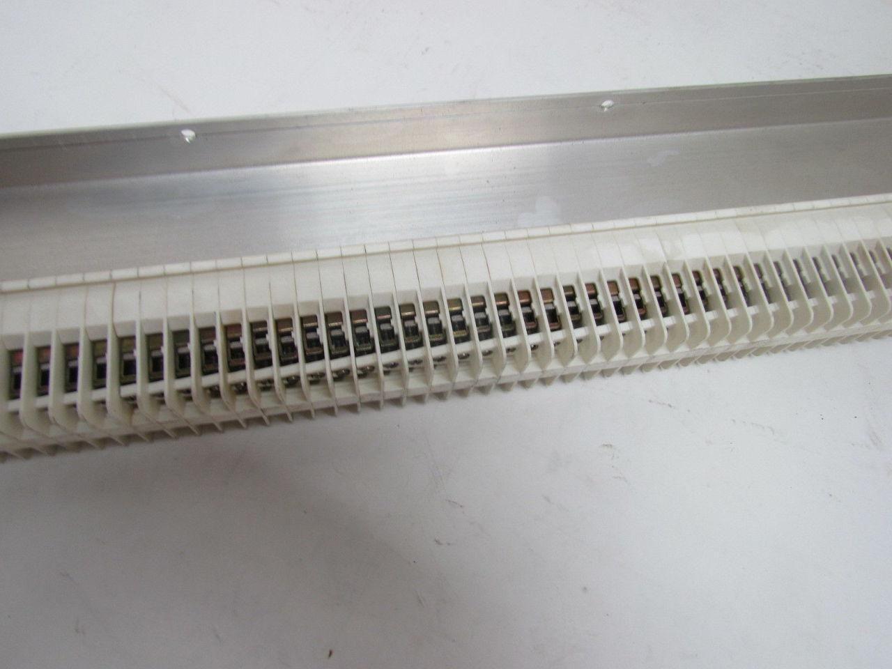 Weidmuller OSC 10 Aluminum Rail Mounted Terminal Block Strip 63 OSC10 Blocks