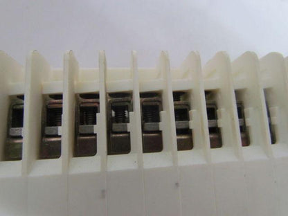 Weidmuller OSC 10 Aluminum Rail Mounted Terminal Block Strip 63 OSC10 Blocks