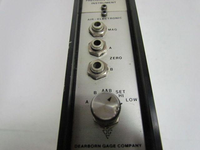 Dearborn Gage 89 DAEC-3/MH Precision Gaging Instrument Air-Electronic