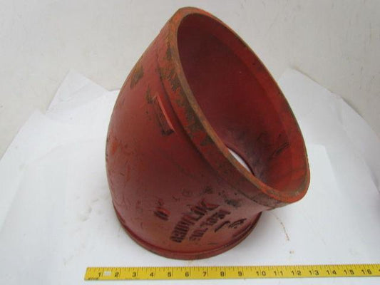 Gruvlok 7051 10" 45 Degree Grooved End Pipe Fitting Fig No 7051 Elbow NEW