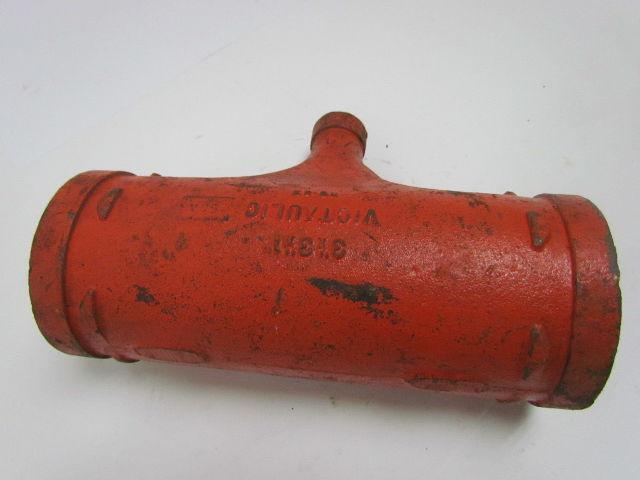 Vitaulic No 25 3x3x1" Grooved End Reducing Tee Pipe Fitting