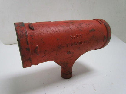 Vitaulic No 25 3x3x1" Grooved End Reducing Tee Pipe Fitting