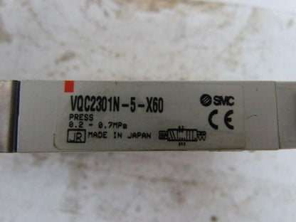 SMC VQC2301N-5-X60 VQC2301N5X60 Pneumatic Solenoid Valve