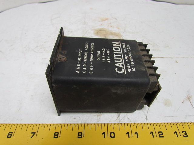 Industrial Solid State Control 1013-1F2B Type 2 .06-5 Range 115V Timer Off delay