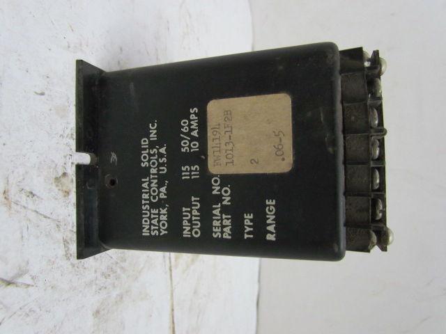 Industrial Solid State Control 1013-1F2B Type 2 .06-5 Range 115V Timer Off delay