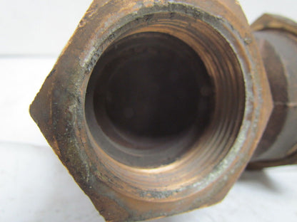 United 1990 Fire Main Gate Valve 1-1/2" NPT 175 WOG 150 WSP