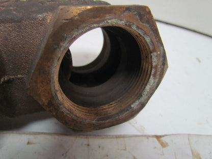 United 1990 Fire Main Gate Valve 1-1/2" NPT 175 WOG 150 WSP