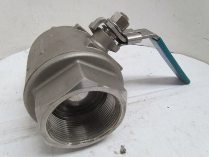 Ohio Valve 266-Ft CF8M 3" NPT Stainless Steel Ball Valve Full Port USA NEW