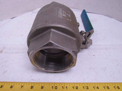 Ohio Valve 266-Ft CF8M 3" NPT Stainless Steel Ball Valve Full Port USA NEW